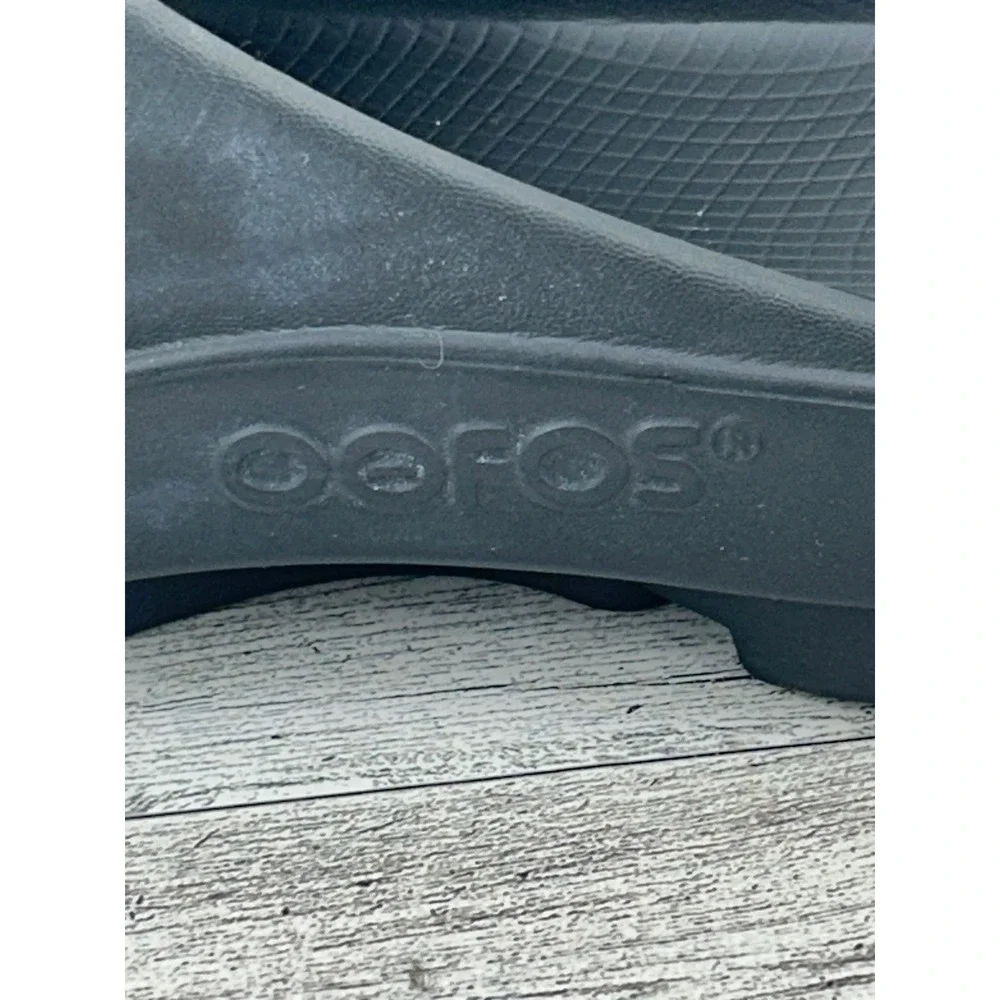 OOFOS OOahh Slide Sandals Black Recovery Men 11 Women 13 EU 44 OOfoam Comfort